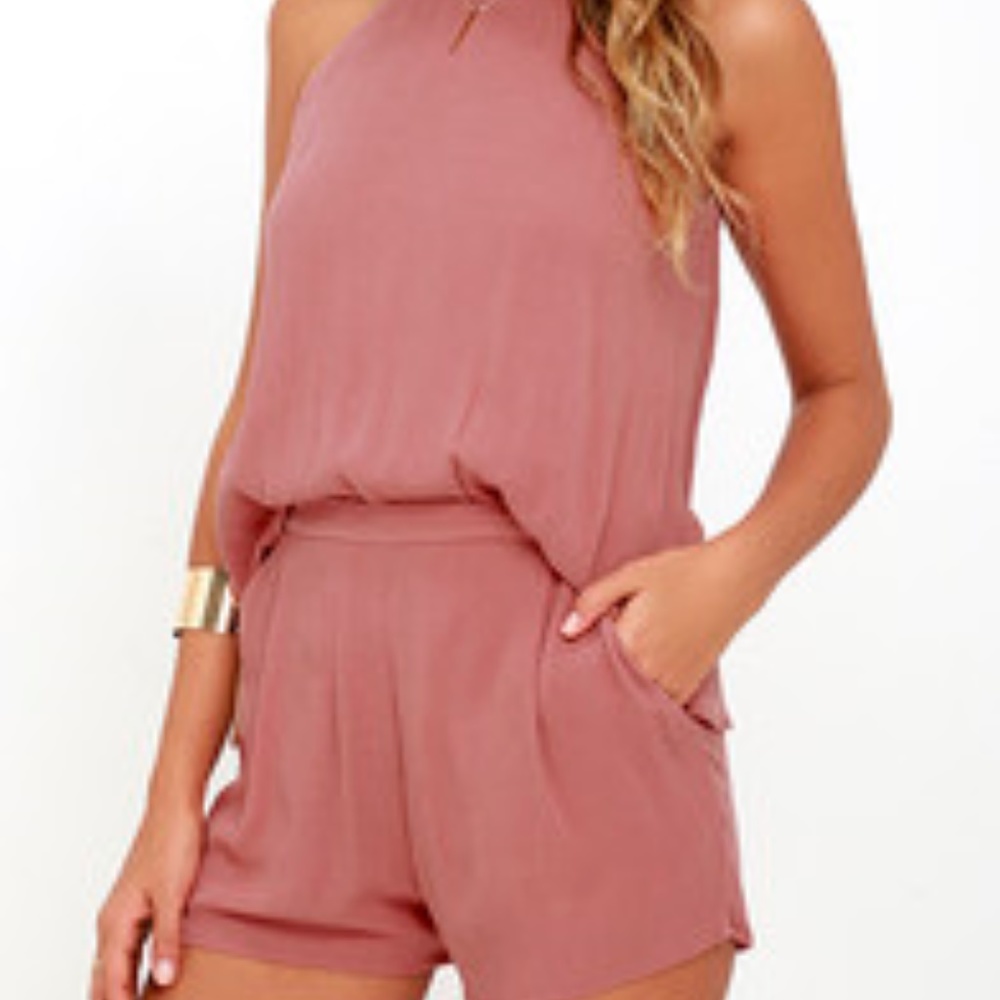 Olive & Oak Canyon Companion Rusty Rose Romper